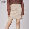 oldcolour秋商场同款高腰显瘦气质包臀半身裙N32061264 商品缩略图0
