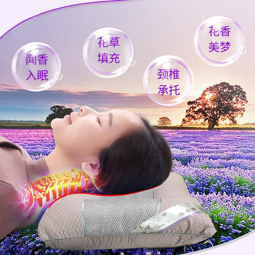 华喜好物 新疆库尔班手工坊薰衣草安睡枕 商品图4