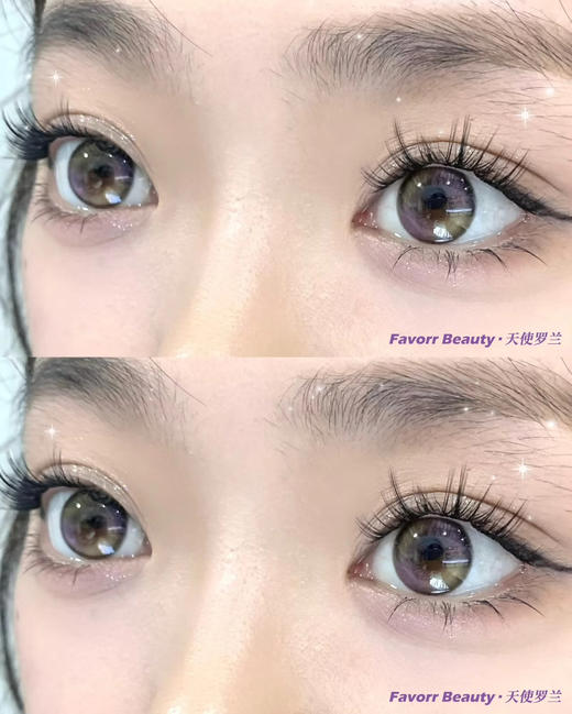 【年抛】天使罗兰favorrbeauty  | 中直径14.2，着色13.3 | 紫色美瞳 商品图6
