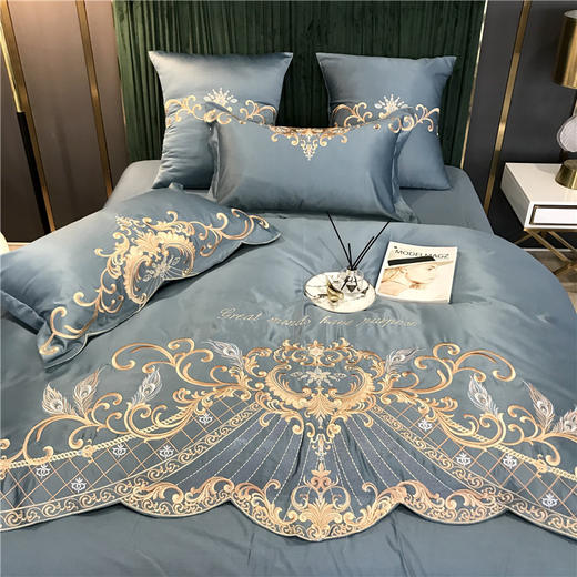 RZH-QH55166新款欧式全棉刺绣四件套 商品图8