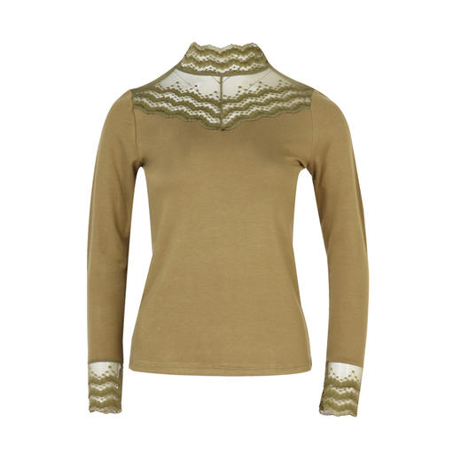 都市丽人轻暖5至15度女士发热纤维单件巴素兰发热绒薄单件上衣保暖衣LW25A2 商品图4