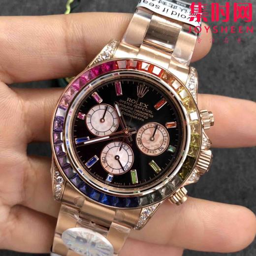 BL新款到货！ROLEX   劳力士 全新迪通拿彩虹款。型号：116599RBOW-116598RBOW-116595RBOW.彩虹迪通拿一表难求！ 商品图2