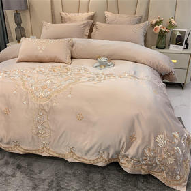 RZH-QH55166新款欧式全棉刺绣四件套