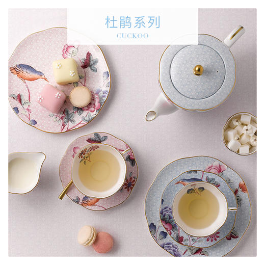 【WEDGWOOD】威基伍德杜鹃骨瓷杯碟2件套茶杯下午茶杯碟欧式咖啡杯茶具 商品图2