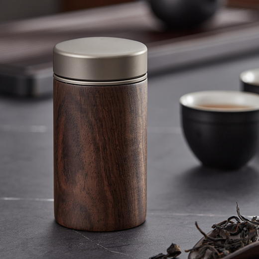 初心| 黑檀茶叶罐整木 商品图8