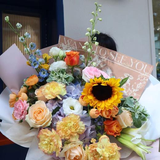 感恩有你 向日葵玫瑰鲜花花束款式五 商品图2