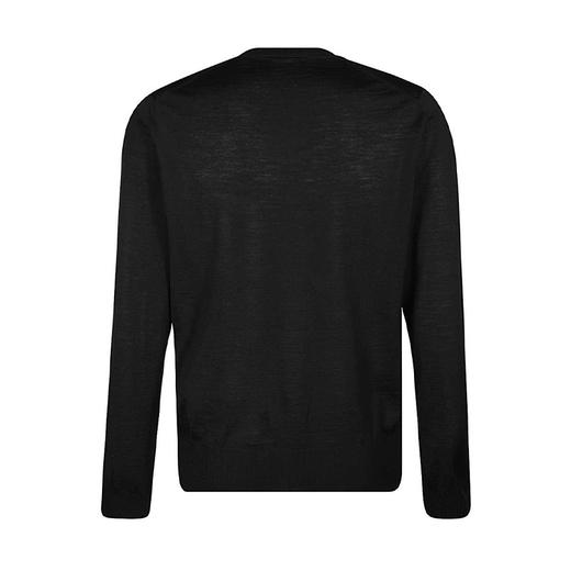 EMPORIO ARMANI 阿玛尼 男士羊毛长袖针织开衫 黑色 8N1E21 1M67Z 0999 商品图1