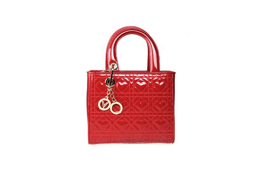 豪麟名鞋VALENTINO ORLANDI女装牛移膜革手袋V6850红色 商品图0