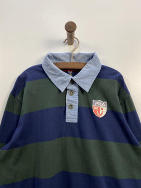 Y2K Vintage FILA 斐乐 长袖 POLO 衫_LPL(M)