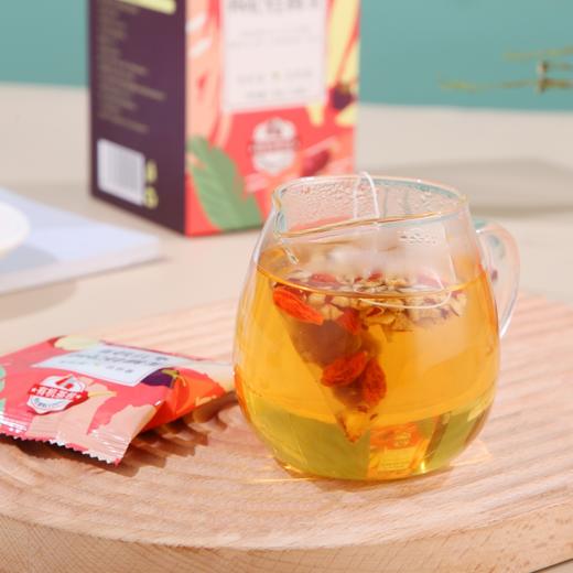 杞冠臻选 | 桃李不言 有机红枣枸杞桂圆茶80g（10袋）  配料：有机红枣、有机桂圆、有机枸杞 商品图2