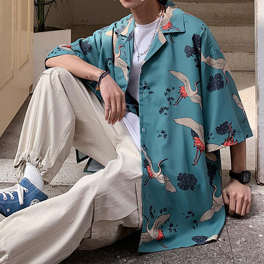 裁缝学苑MQ10夏季韩版潮流短袖花衬衫纸样男士服装做衣服样板打版 商品图3