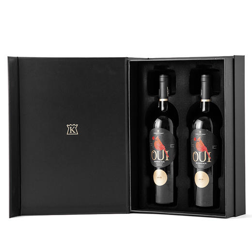 法国 卡伯纳小红鸟波尔多干红葡萄酒AOC/AOP级750ml*2双支礼盒装 商品图4