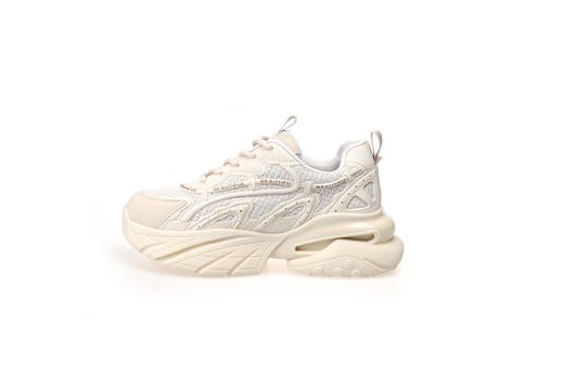 豪麟名鞋奥莱迪嘉女装牛皮革/织物时尚老爹鞋DJYSO22WX212杏色 原价1660元 商品图1