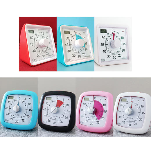 【代发】UNISUN儿童小学生时间管理计时器可视化学习专用静音定时器提醒器 商品图4