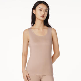 都市丽人轻暖5至15度女士薄款保暖背心阳离子罗纹绒薄单件背心保暖衣LW2FA1