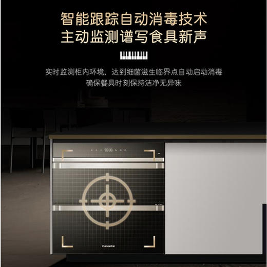卡萨帝（Casarte）消毒柜 ZQD100F-C5MAGU1 钢琴家 商品图13