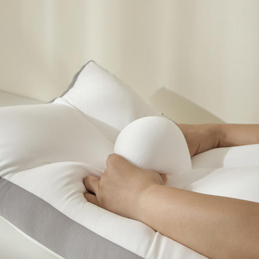 【粒子五分区枕】枕芯柔软EPS泡沫粒子枕头自由塑性透气可洗 商品图2