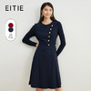 EITIE爱特爱冬季圆领收腰显瘦通勤连衣裙6807531（注意要干洗） 商品缩略图1