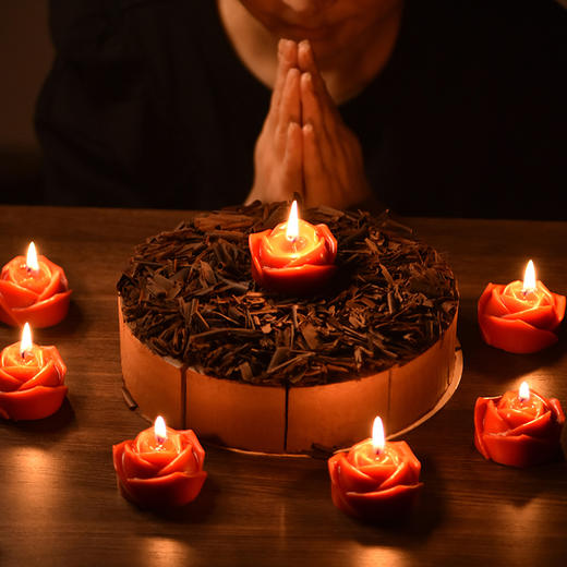玫瑰花生日蜡烛 商品图2