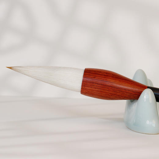 【庆学堂】大字斗笔 兼毫 出锋7厘米 写对联专用笔 春联福字斗方提斗大毛笔 大楷初学书法创作笔 商品图1