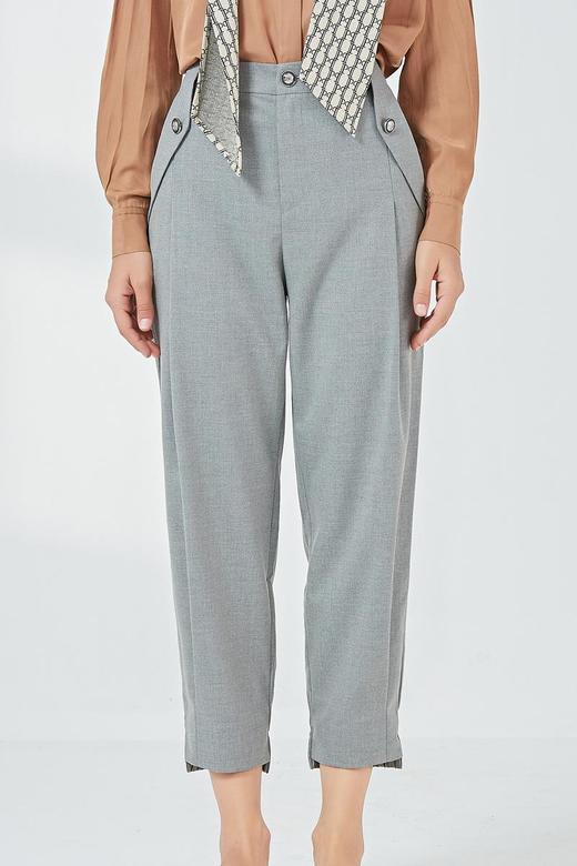 oldcolour春秋季商场同款时尚百搭休闲长裤女N32073215 商品图1