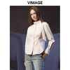 VIMAGE纬漫纪秋季新款时尚立领收腰显瘦衬衫上衣V1809417 商品缩略图2