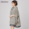 oldcolour2021秋商场同款l连帽蝙蝠袖时尚百搭斗篷卫衣N32042236 商品缩略图1