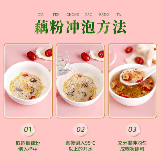 【买1送1】木糖醇红枣银耳藕粉羹营养早餐代餐饱腹速溶颗粒连藕粉罐装 商品图2