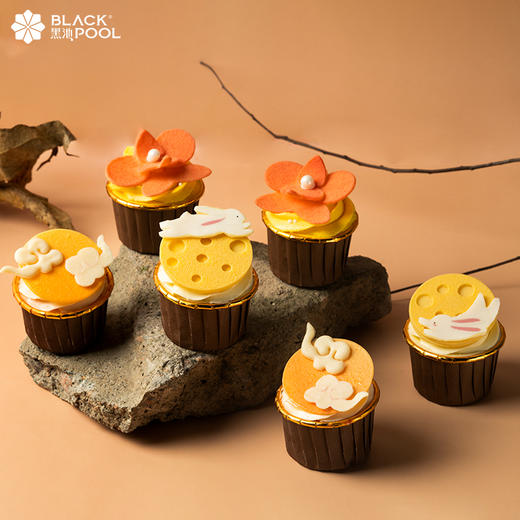 【中秋限定·cupcake】中秋佳节限定小蛋糕， 3种口味3种造型 6个装/12个装/24个装 商品图0