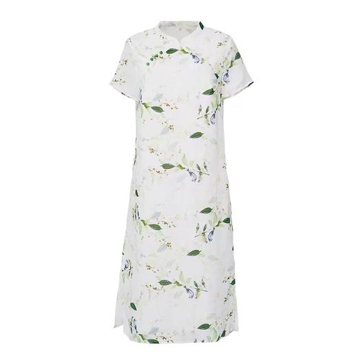 裁缝学苑AQ121 新款苎麻立领开衩连衣裙纸样旗袍裙子女装服装打版 商品图4