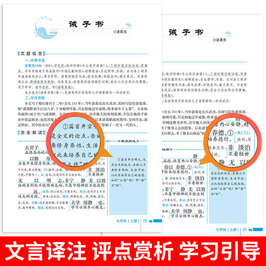 B184【12-15岁】《初中文言文基础知识+完全解读》（全2册）听课文朗读 练习战习题【15元付邮领书】2022.12 商品图1