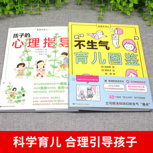 B185-【18岁+】《孩子的心理指导+不生气的育儿图鉴》（全2册）高情商育儿宝典 拯救被孩子气死的你 商品图2