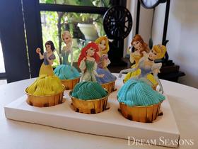 公主纸杯蛋糕盒