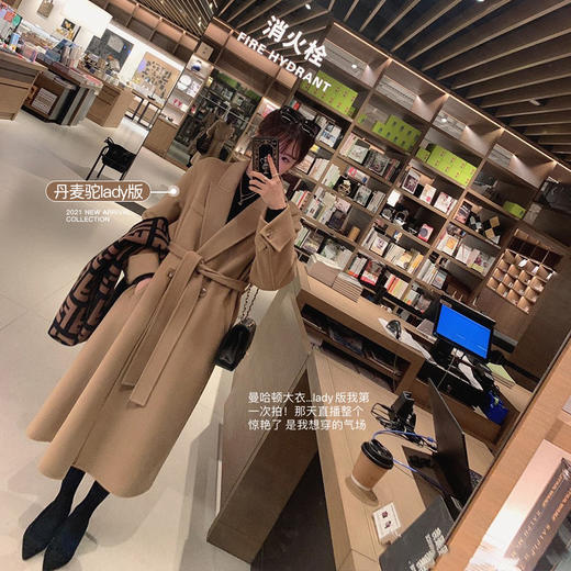 金蘑菇菇【波士顿大衣】高妹矮妹都能轻松拿捏中长款双面呢外套 商品图2