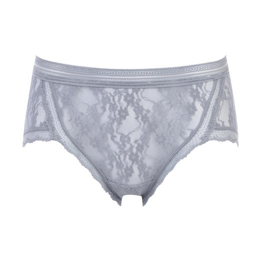 都市丽人时尚系列薄透丝滑蕾丝网布单品内裤三角中叉女士内裤LK22A6 商品图7