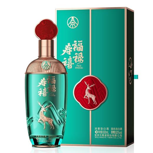 福禄寿禧·艺术文化系列·山高  52度 500mL*1瓶 商品图3