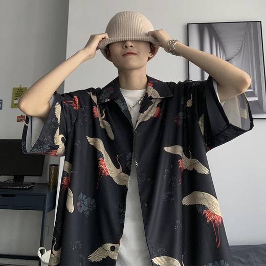 裁缝学苑MQ10夏季韩版潮流短袖花衬衫纸样男士服装做衣服样板打版 商品图2