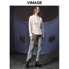 VIMAGE纬漫纪秋季新款时尚立领收腰显瘦衬衫上衣V1809417 商品缩略图1