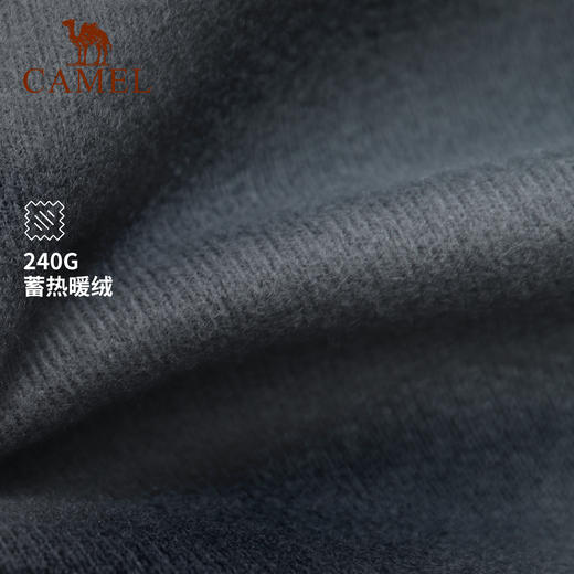 CAMEL骆驼女软壳裤防水2022秋季新款束脚裤加绒防风战术户外长裤男 AA32263662_AA32263672 商品图3
