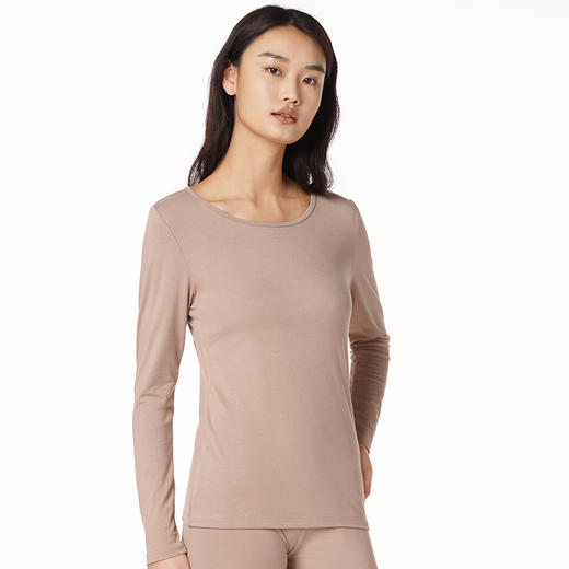 都市丽人轻暖5至15度女士发热纤维套装巴素兰发热绒薄套装保暖衣LW21A2 商品图1