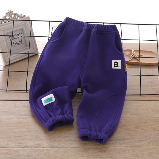 【限时特惠 加绒加厚】儿童运动裤休闲裤秋冬新款童裤棉卫裤中小童男裤韩版潮流加绒 商品图14