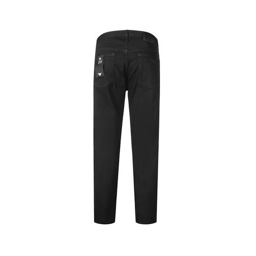 EMPORIO ARMANI 阿玛尼 男士棉质徽标贴花休闲牛仔裤 黑色 8N1J21 1G0IZ 0005 商品图1