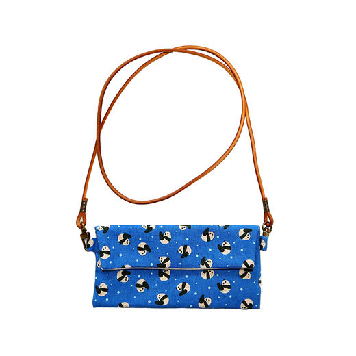 HUJI祤集Comfy斜挎包插画熊猫翻跟头 商品图2