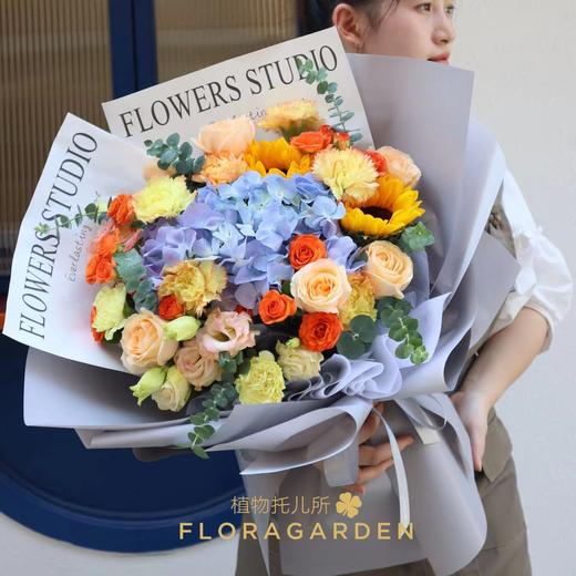 感恩有你 向日葵玫瑰鲜花花束款式四 商品图1