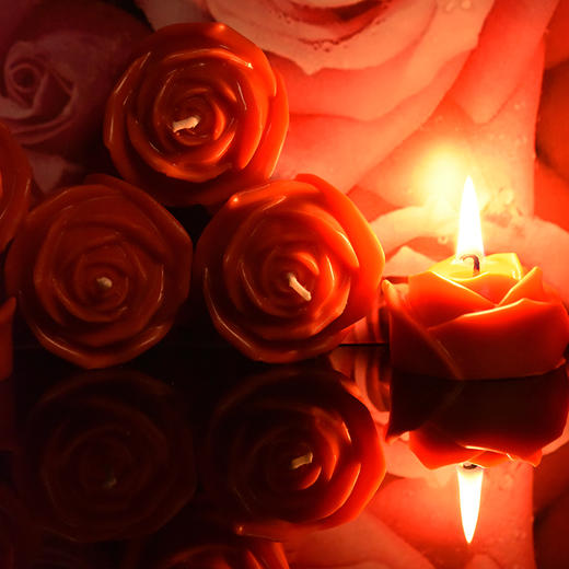 玫瑰花生日蜡烛 商品图1