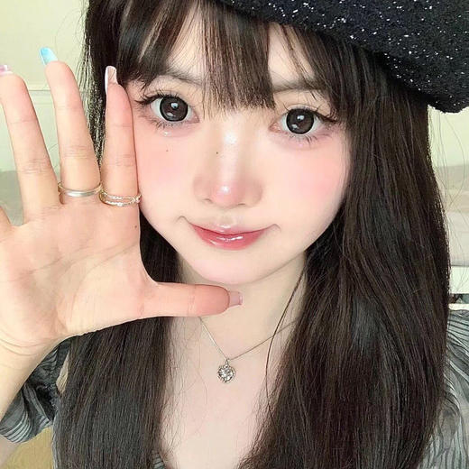 月抛 Sntty 银耀石黑 14.5 着色13.6 黑狗狗眼 商品图0