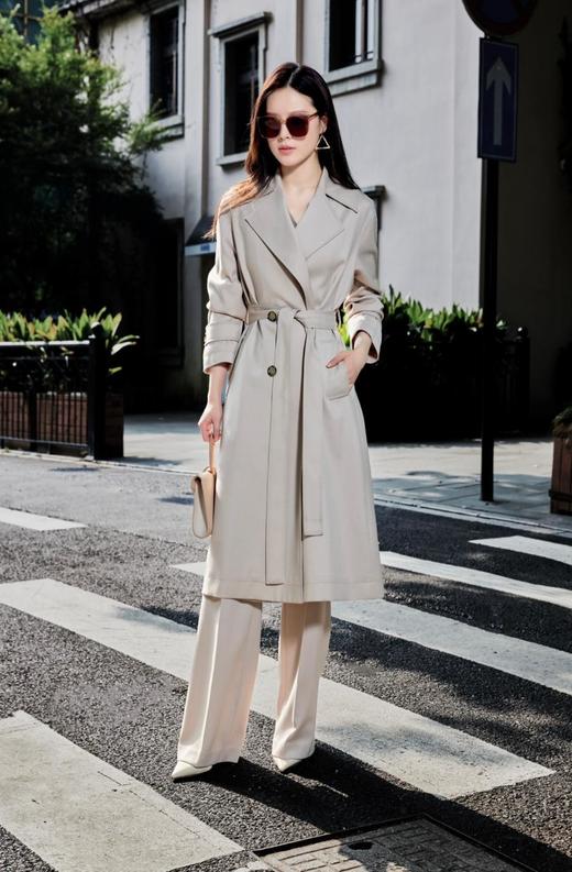 2楼L.MAIXIA露玛莉先羊毛混纺风衣2022年新款 商品图2