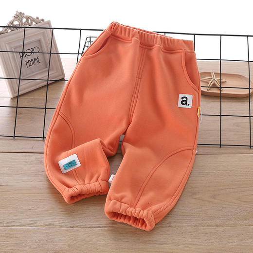 【限时特惠 加绒加厚】儿童运动裤休闲裤秋冬新款童裤棉卫裤中小童男裤韩版潮流加绒 商品图12