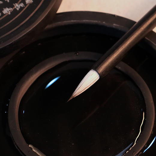 【庆学堂】七紫三羊紫毫 精品狼毫 精品红毛 小楷毛笔 工笔勾线毛笔 小行书毛笔 商品图3