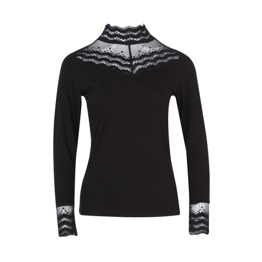 都市丽人轻暖5至15度女士发热纤维单件巴素兰发热绒薄单件上衣保暖衣LW25A2 商品图5